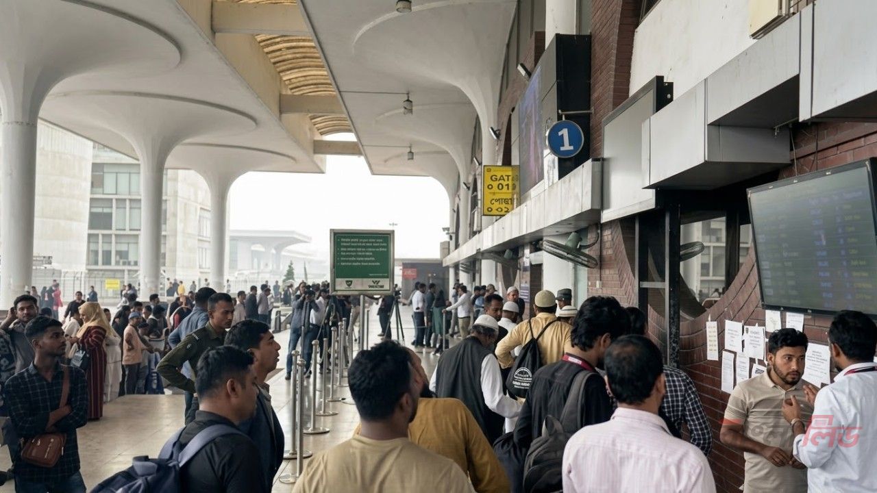 ঢাকা থেকে রিয়াদের ৬১ ফ্লাইট বাতিল, ভোগান্তিতে ৯ হাজার যাত্রী